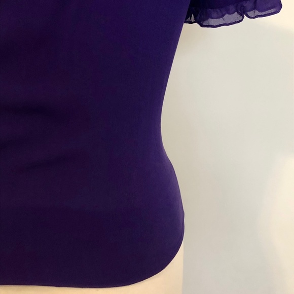 Royal Purple 'Bryan | Bryan Bradley' Silk Blouse - Picture 9 of 10